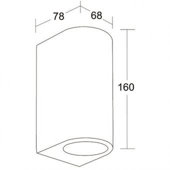 Brumberg LED-Wandanbauleuchte   65332180 