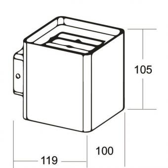 Brumberg LED-Wandanbauleuchte   65091103 