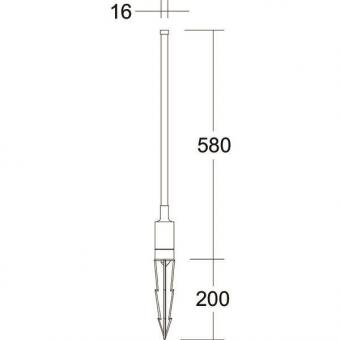 Brumberg LED-Erdspieß 230 V AC, 60020103 