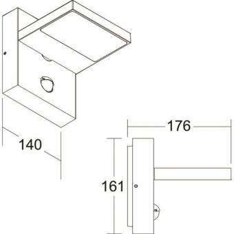 Brumberg LED-Wandanbauleuchte   65131103 