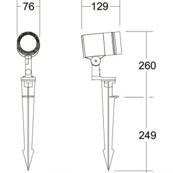 BRUM LED-Erdspießleuchte        60104183 