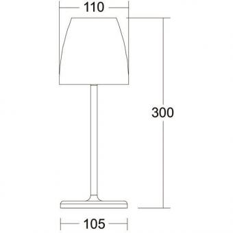 Brumberg LED-Tischleuchte mit   60331183 