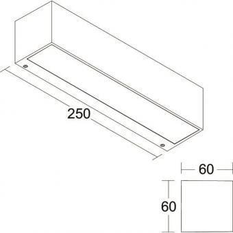 Brumberg LED-Wandanbauleuchte   65252103 