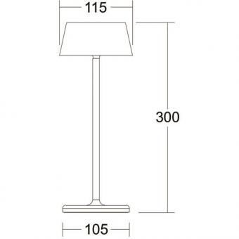 Brumberg LED-Tischleuchte mit   60332183 