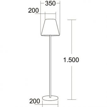 BRUM LED-Terassenleuchte grafit 65391100 