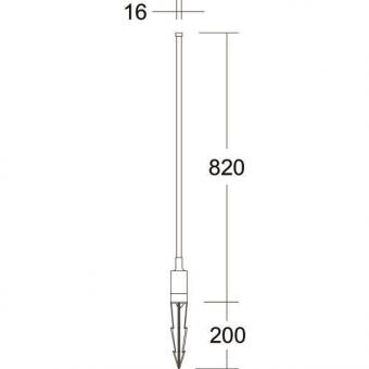 Brumberg LED-Erdspieß 230 V AC, 60021103 