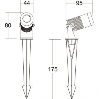 Brumberg LED-Erdspießstrahler   60109643 