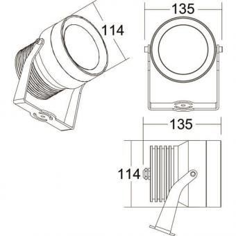 Brumberg LED-Erdspieß 230V AC,  65271103 
