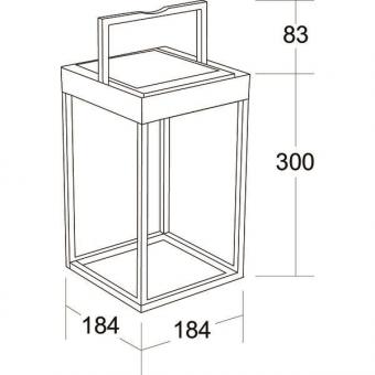Brumberg LED-Solarlaterne       65311103 