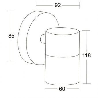Brumberg LED-Wandanbauleuchte   65352100 