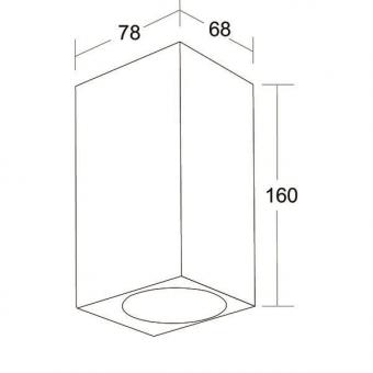 Brumberg LED-Wandanbauleuchte   65342180 