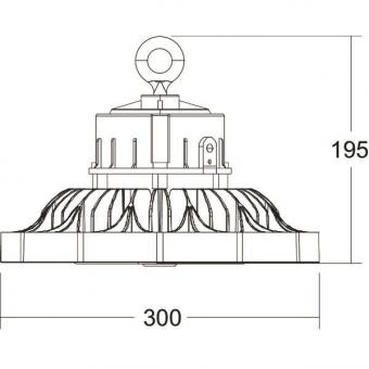 BRUM LED-Hallentiefstrahler SOL 78312084 