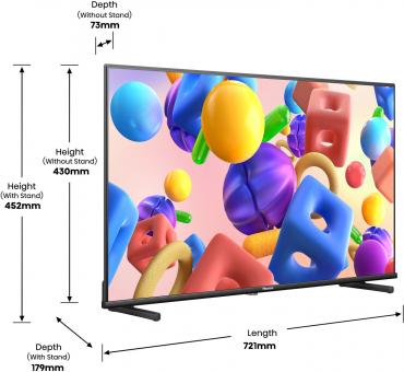 Hisense 32A5NQ sw QLED-TV 