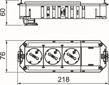 OBO UTC4 G W3 Universalträger Connect 
