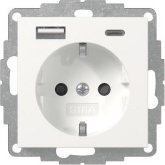 GIRA 245903 SCHUKO-Steckdose Shutter 
