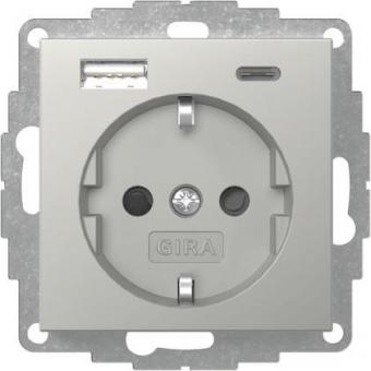 GIRA 2459600 SCHUKO-Steckdose Shutter 