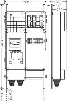 Hensel Ladeverteiler     Mi EV 44kW 3000 