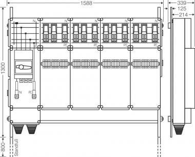 Hensel Ladeverteiler f. Mi EV 44kW 12000 