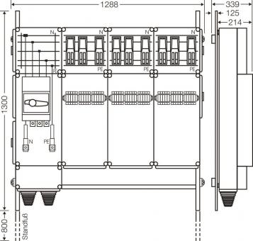 Hensel Ladeverteiler     Mi EV 44kW 9000 
