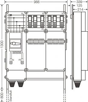 Hensel Ladeverteiler     Mi EV 44kW 6000 