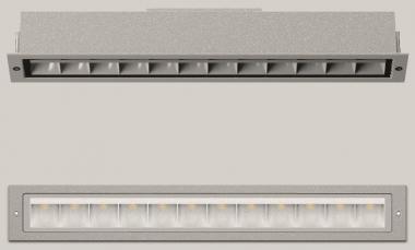 BEGA E-Einbauleuchte silber     24306AK3 