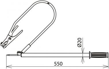 DEHN Entladevorrichtung m. Tast-  758021 