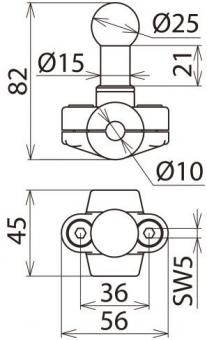 DEHN 725010 KFP25RL10       KFP 25 RL 10 
