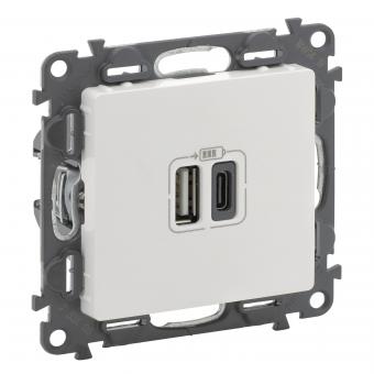 Legrand 753106 USB-A+C 2-fach Lade- 
