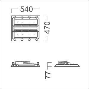 Zumtobel CR2 M13k-840 PC WB LDO 42187970 
