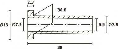 Hellermann HV2103-PVC-FR-BK(1000) 