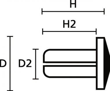 Hellermann TY8P1-PA66-NA(1000) 