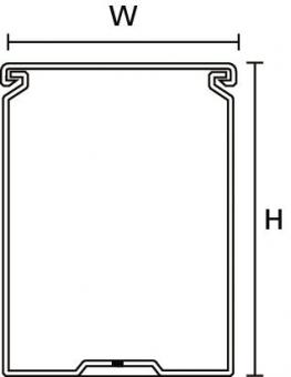 Hellermann HTWD-PN-60x80-PVC-GY 