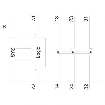 Siemens Koppelrelais 2S+1Ö 3RQ1000-1GB00 