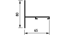   ZRS700 MBW6 ALU WALL BRACKET (SKB21-1) 