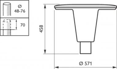       BDP103 LED15/740 II DRW PCC GR 76P 