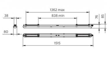 PHIL CoreLine LED FRLeuchte 30W 96267800 