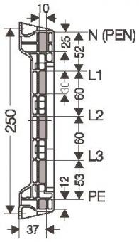 HENS Sammelschienenträger für     MIST63 