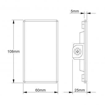Kleinhuis Endstück 60x107mm    EG60110.3 