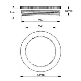 HKL Reduzierring Ms metrisch     44M5040 