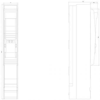 Siemens 3NJ41433BF01 Lasttrennleiste 3p 