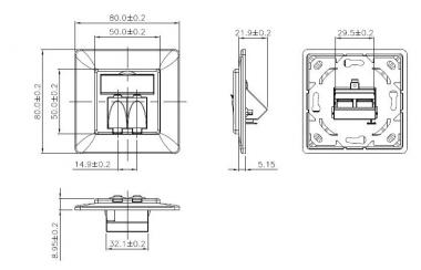 EFB UAE Rahmenset f.2xKeyst     ET-25090 