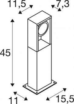SLV ESKINA FRAME 45 FL, Outdoor  1004749 