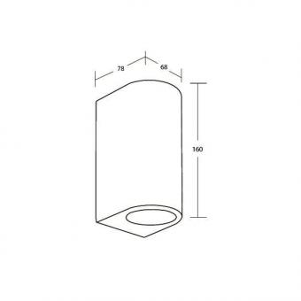 Brumberg LED-Wandanbauleuchte   65332180 