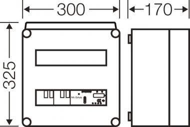 Hensel Ergänzungsgehäuse      Mi AE 5700 