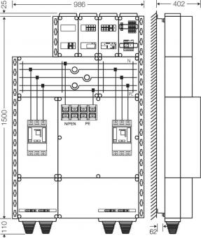 Hensel Leistungsschalter      Mi AE 6665 