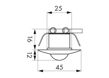 BEG Luxomat Einbau Präsenzmelder   92900 