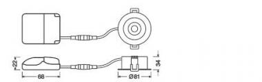 Ledvance SP AIR ADJ P 4W927 DIM IP23 WT 