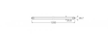 LEDV LED Tube EM Value 15W/840 (36W) 