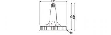 LEDV HID LED HB 150W/840 21000lm (400W) 