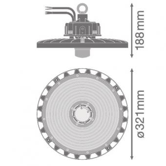 LEDV HIGH BAY SENSOR GEN 4 147W 840 
